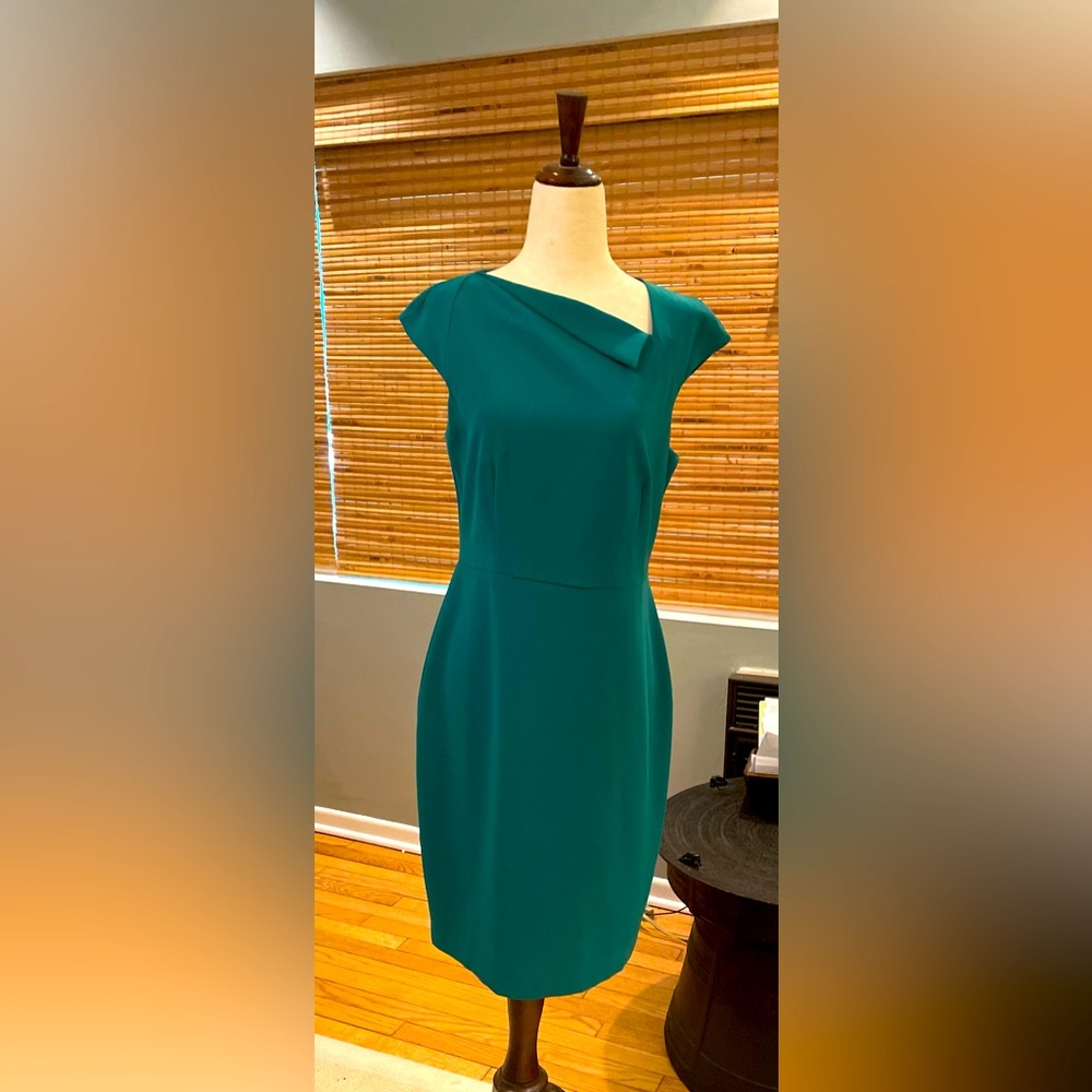 Ann Taylor Petite Green Dress NWT